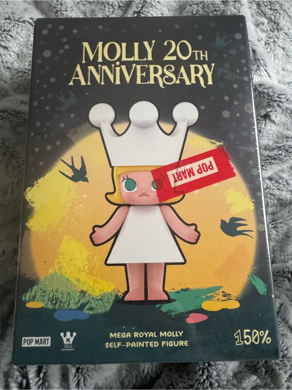 Mega Royal 150% Molly 20th Anniversary Self-Painted Figure - White